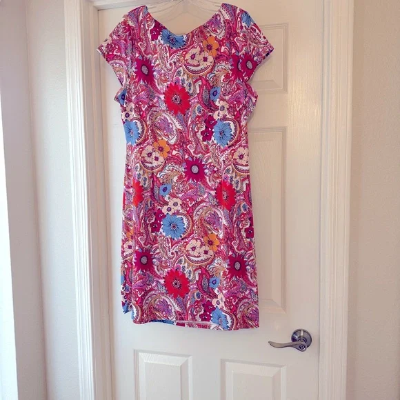 Womens Talbots Effortless Jersey Side Tie Dress